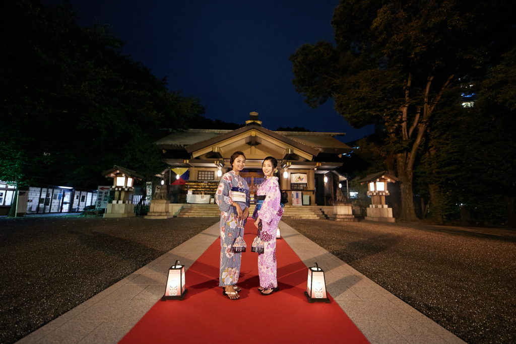 オトナ　大人夏祭り　原宿　東郷神社　浴衣