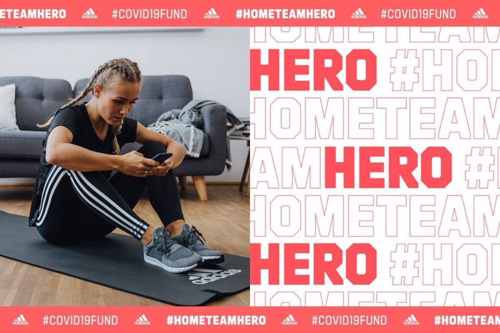オンラインスポーツイベント、スポーツイベント、オンライン、バーチャル、THE #HOMETEAMHERO CHALLENGE、アディダス