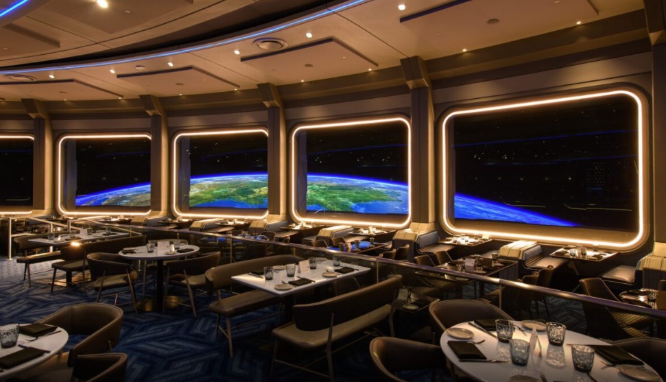 宇宙、space220、ディズニー、アメリカ、宇宙ディナー、宇宙レストラン