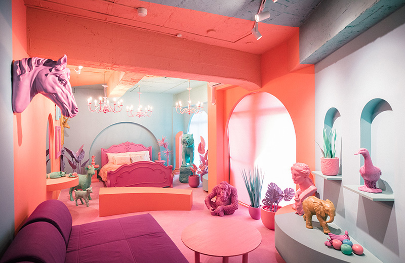 MOSHI MOSHI ROOMS、原宿、遊びシステム、KAWAII