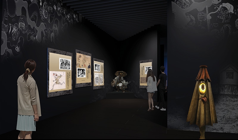 水木しげる、水木しげるの妖怪 百鬼夜行展~お化けたちはこうして生まれた~、ゲゲゲの鬼太郎、妖怪、六本木、東京シティビュー