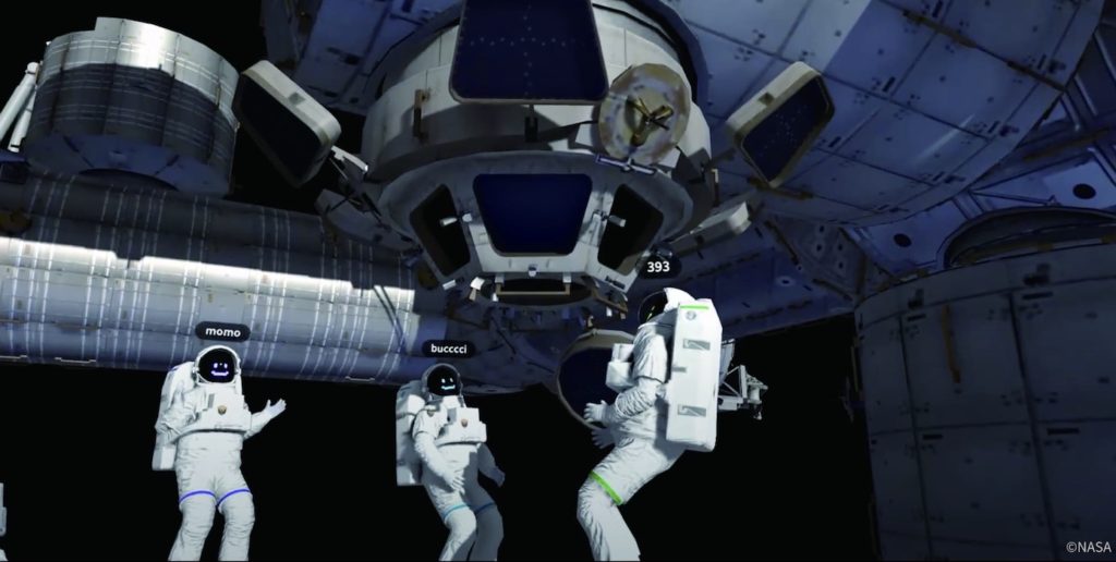 宇宙空間、宇宙、メタバース、ISS SPACE WALK in METAVERSE、きぼう、国際宇宙ステーション、KIBO宇宙放送局