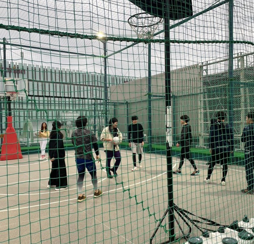 社内球技大会 バスケ コート