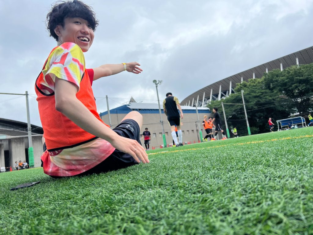 GP グローバルプロデュース フットサル 国立競技場 芝生