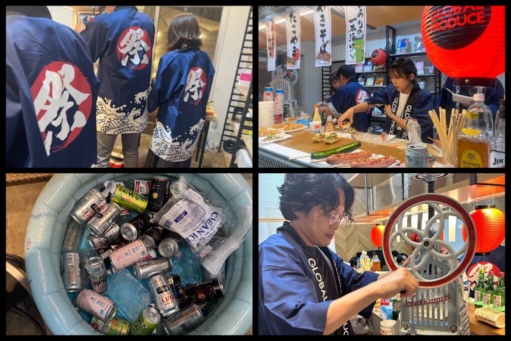 GPbirthday グローバルプロデュース globalproduce 縁日 誕生日会 屋台