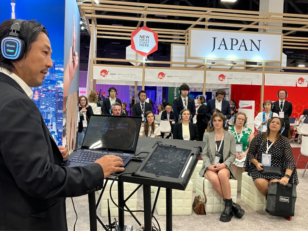 IMEX America 2023 ブース内プレゼン