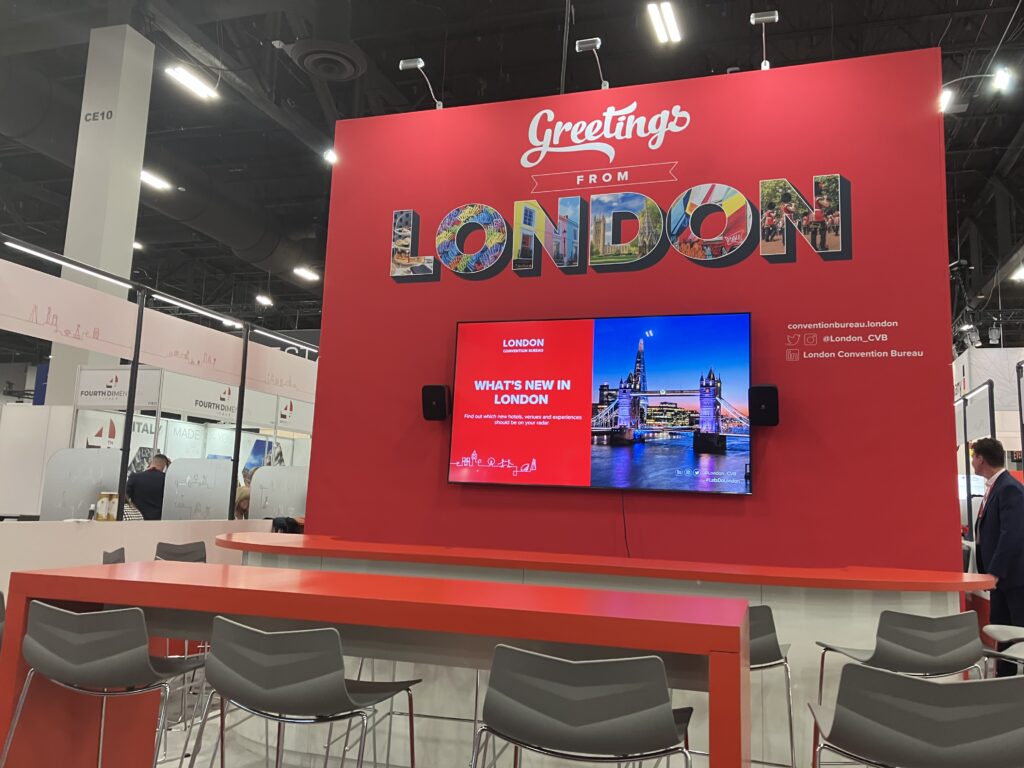 IMEX America ロンドンブース