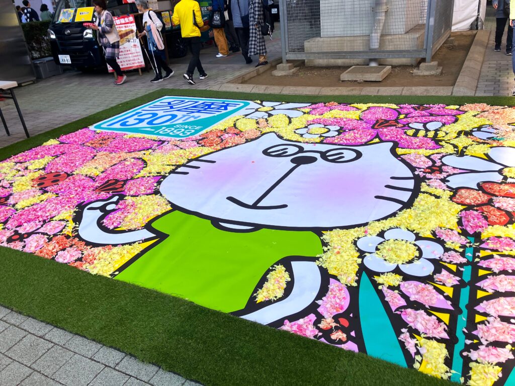 多摩東京移管130周年記念イベント フラワーアート