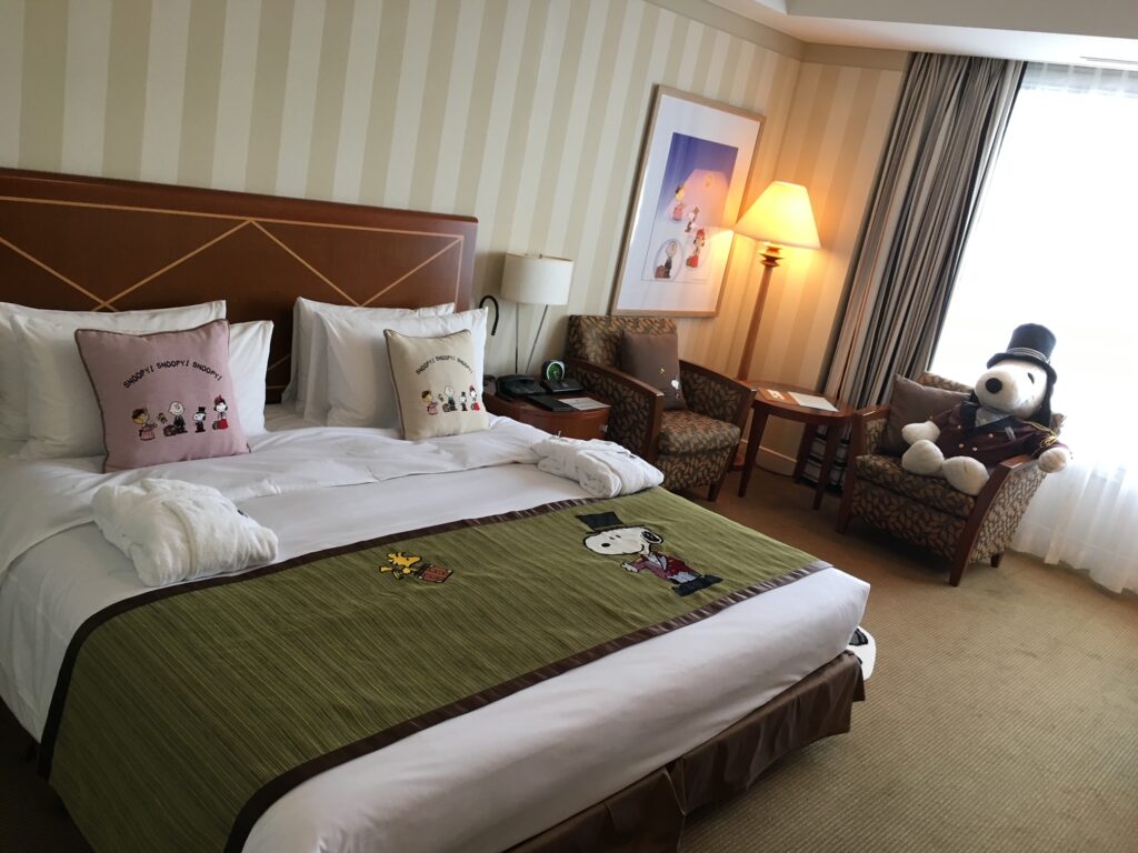 大阪帝国ホテルのスヌーピー部屋